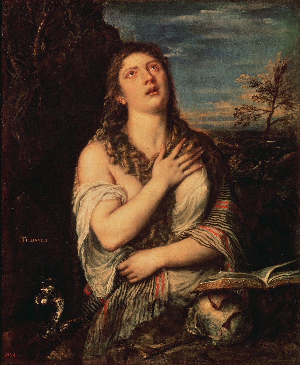 Ångerfulla Maria Magdalena, 1560-talet av Tiziano Vecelli