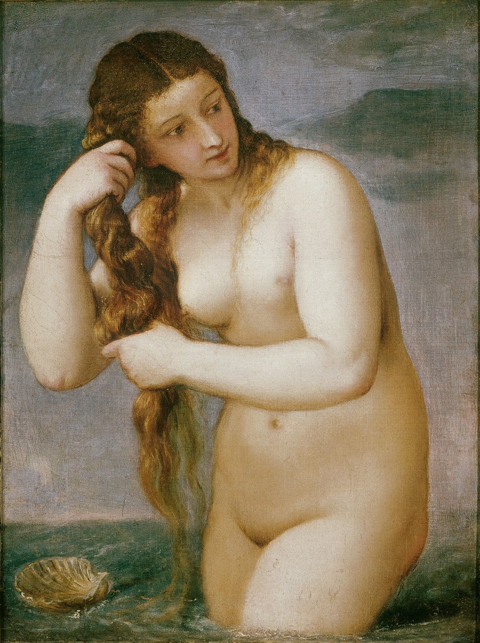 Venus anadyomen av Tiziano Vecelli