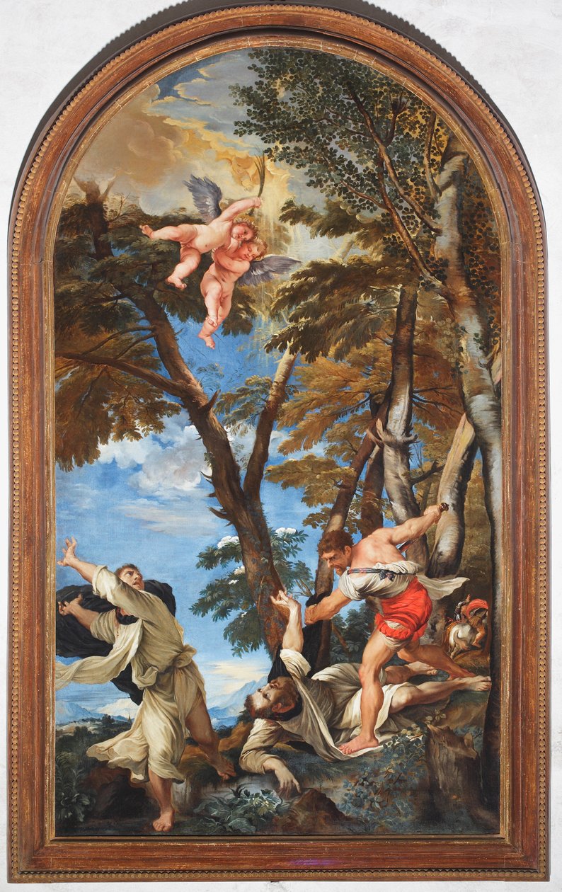 Sankt Peter av Veronas martyrskap (målning) av Titian (c.1488 1576) (after)