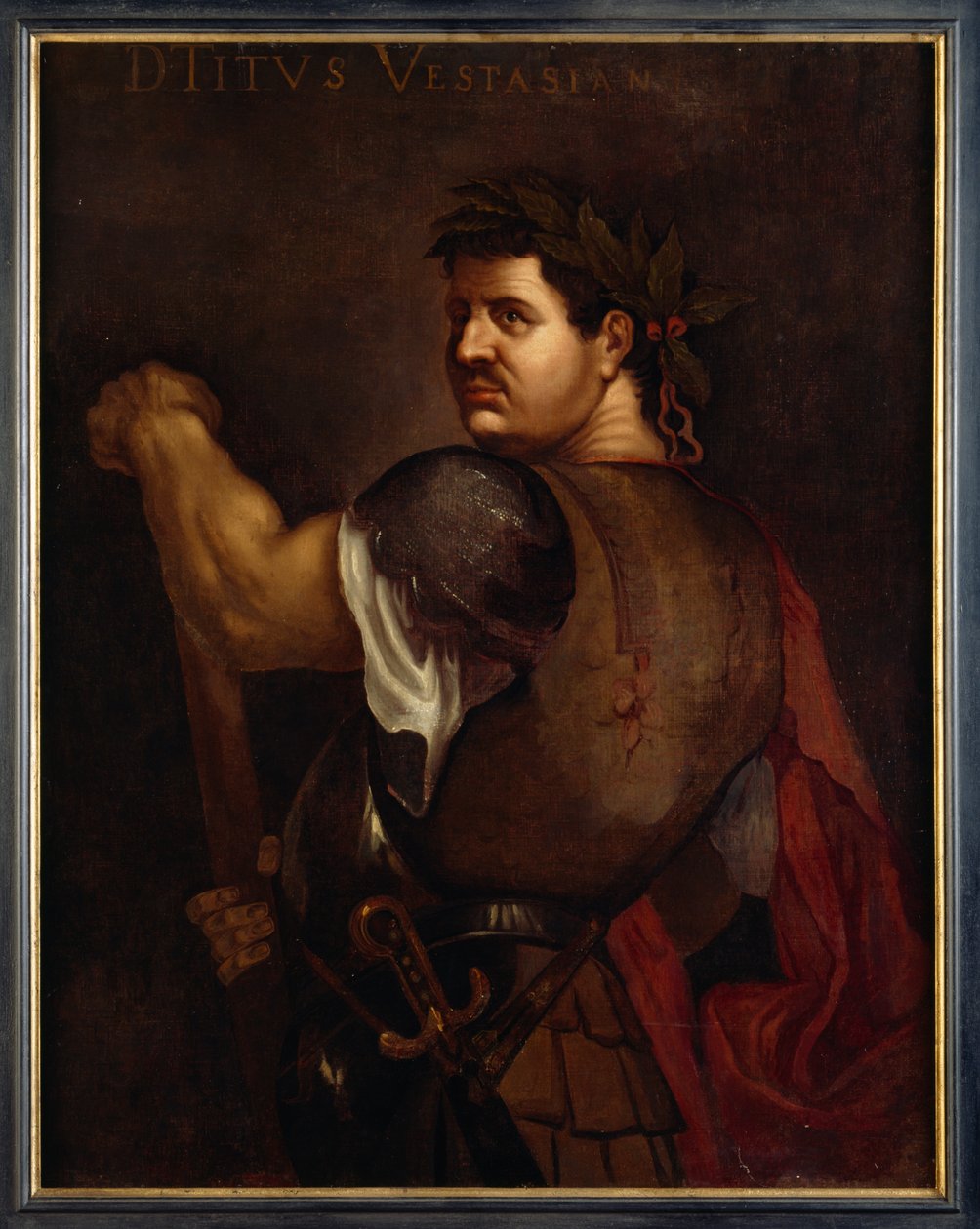 Titus Vespasianus (olja på duk) av Titian (c.1488 1576) (after)