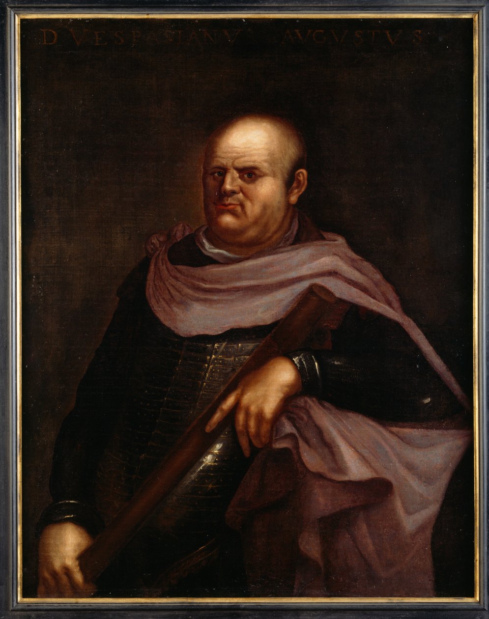 Vespasianus Augustus (olja på duk) av Titian (c.1488 1576) (after)