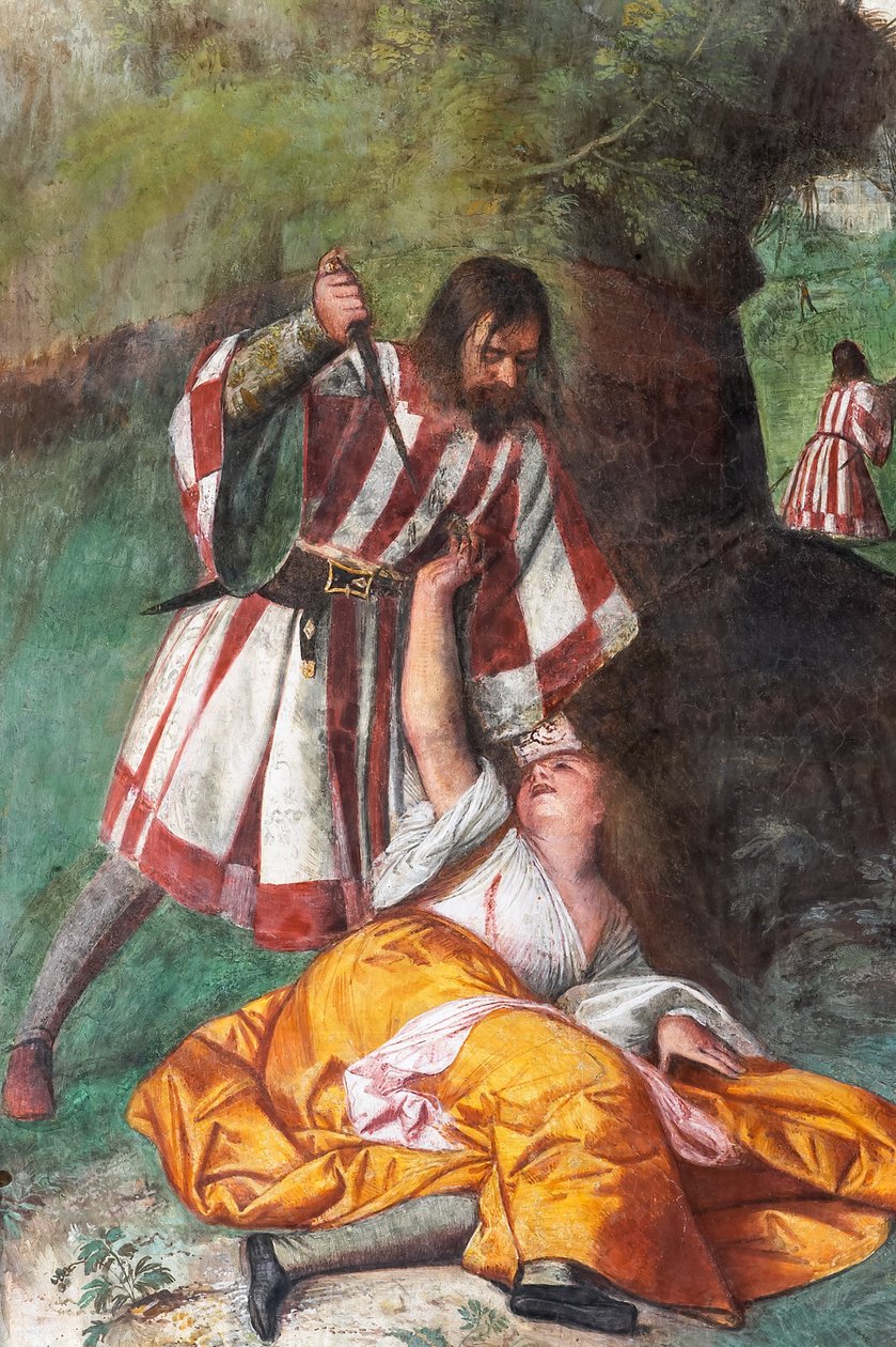 Den svartsjuka mannens mirakel av Titian (c.1488 1576)