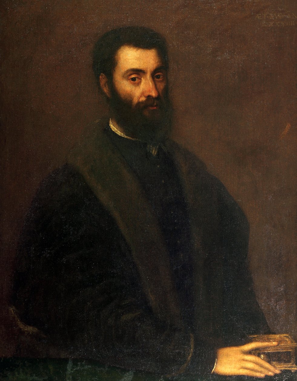 Porträtt av Sperone Speroni (Padua av Titian (c.1488 1576)