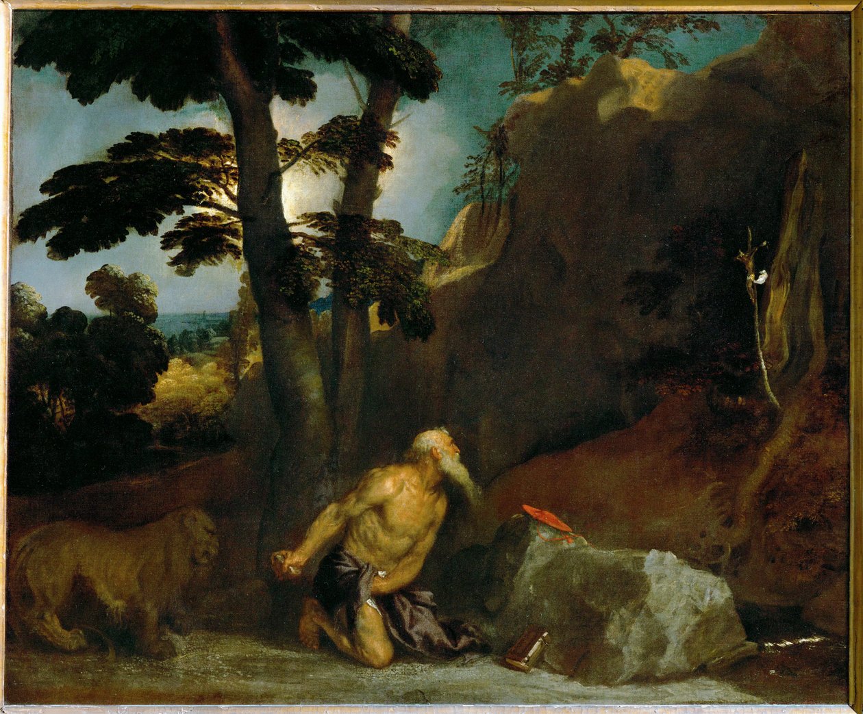 Sankt Hieronymus, målning troligen beställd av Isabella d