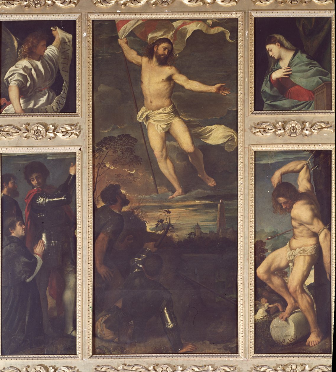 Polyptyken Averoldi av Titian (c.1488-1576)