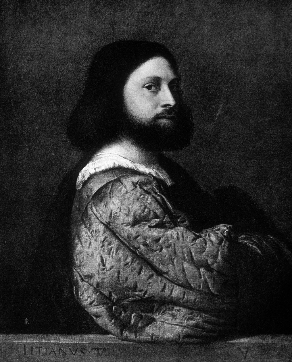 Porträtt av Ariosta (Ludovico Ariosto av Titian (c.1488 1576) (after)