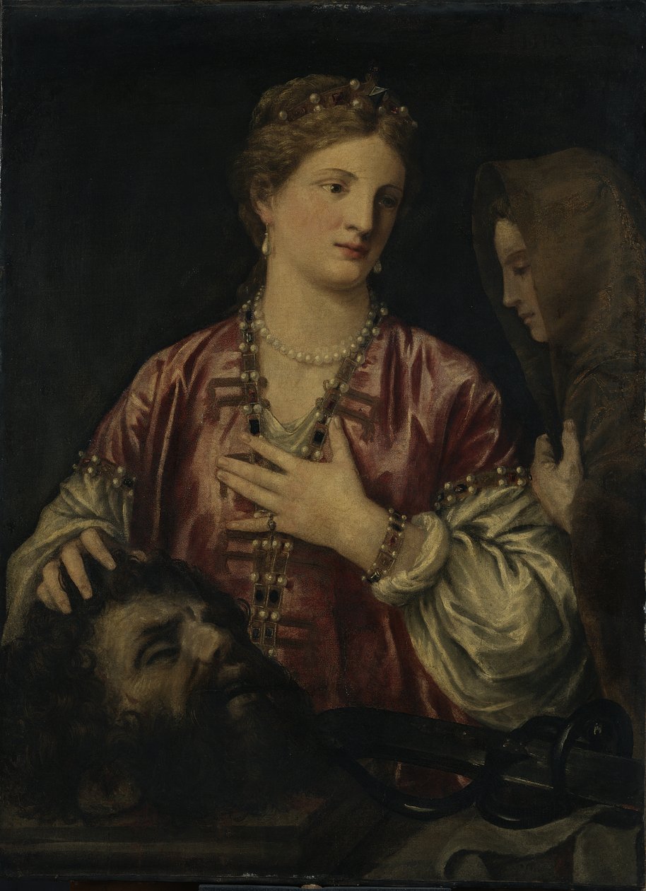 Judith med huvudet av Holofernes av Titian (c.1488 1576) (workshop)