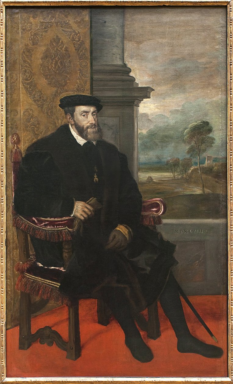 Kejsar Karl V (Karl av Habsburg av Tiziano Vecelli