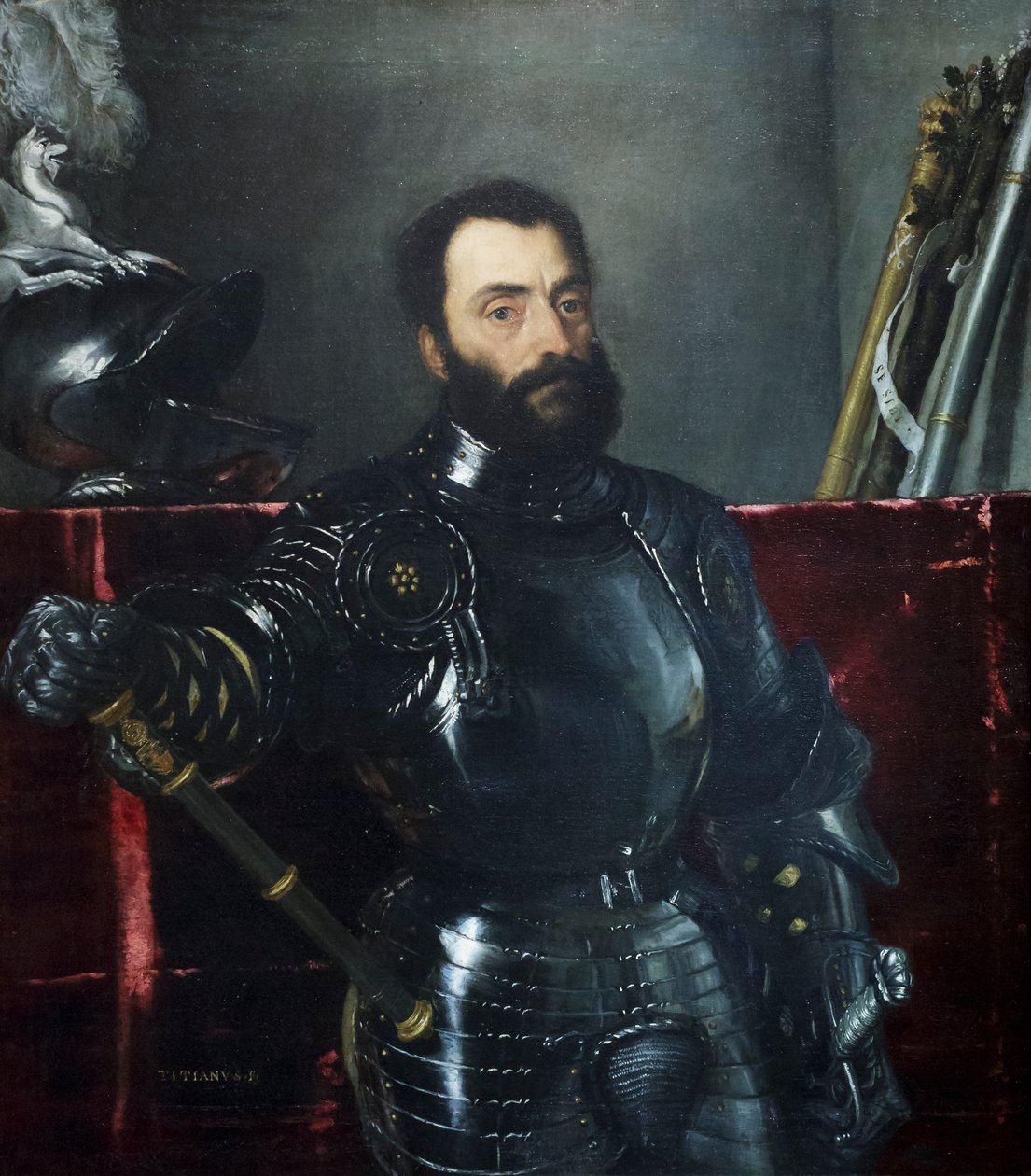 Porträtt av Francesco Maria I della Rovere av Titian (c.1488 1576)