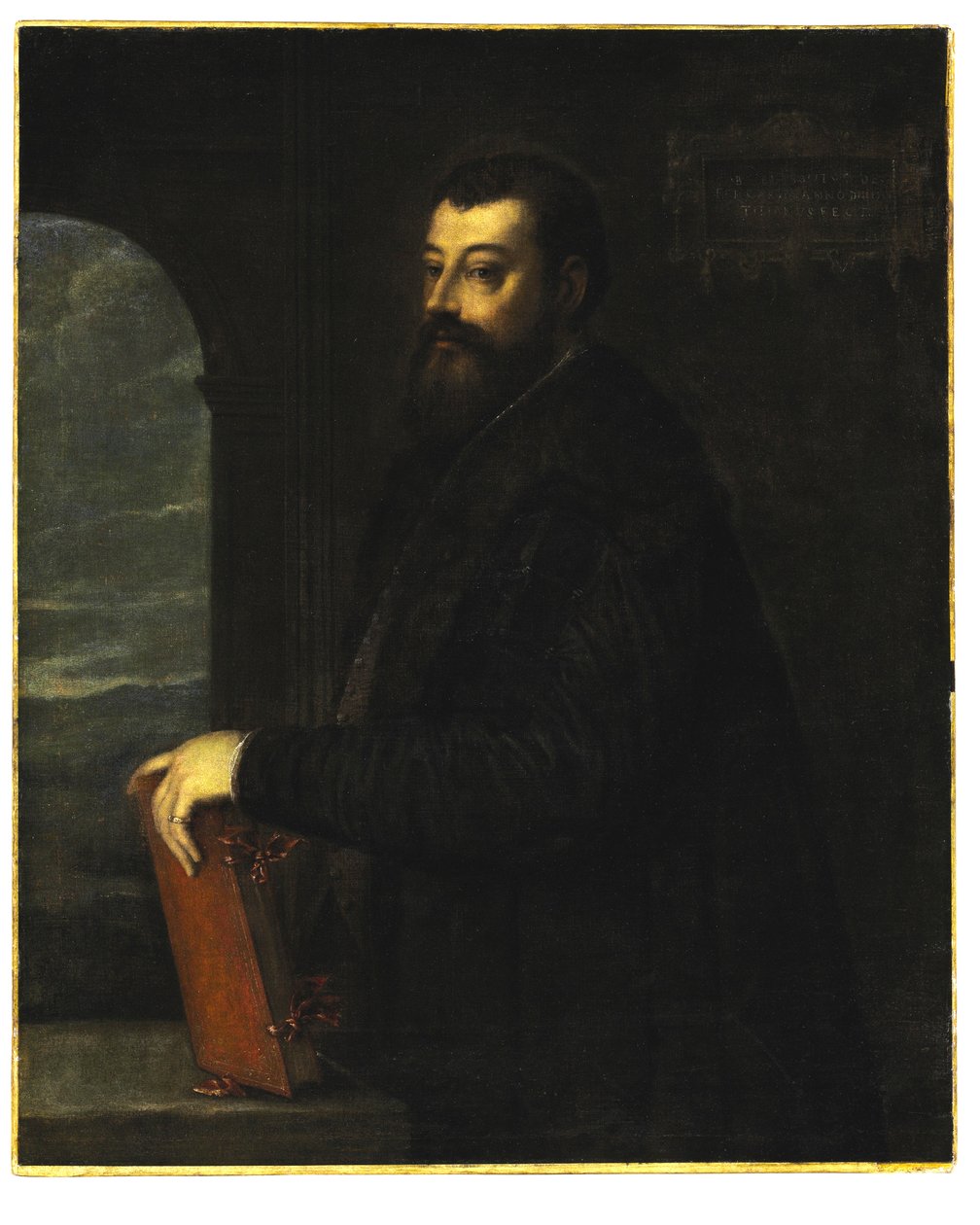 Porträtt av Gabriele Giolito de