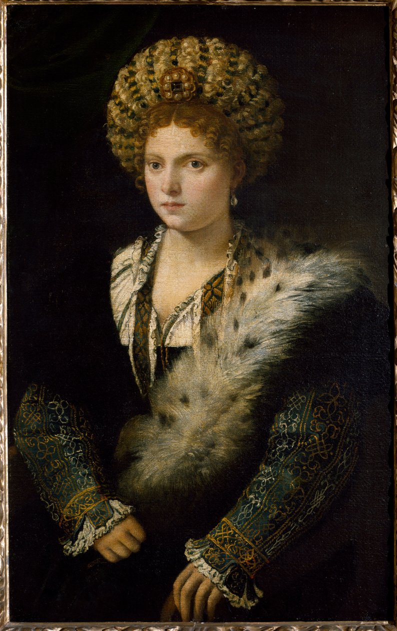Porträtt av Isabella d