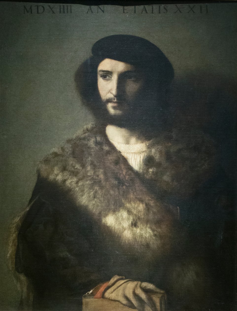 Porträtt av en man, känd som den sjuke av Titian (c.1488 1576)