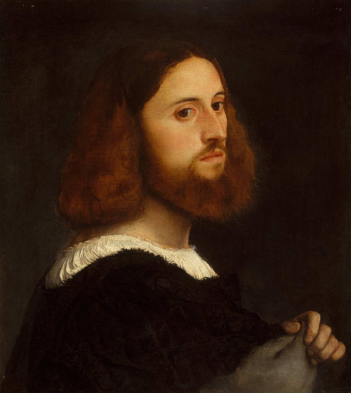 Porträtt av en man, ca. 1515. av Tiziano Vecelli