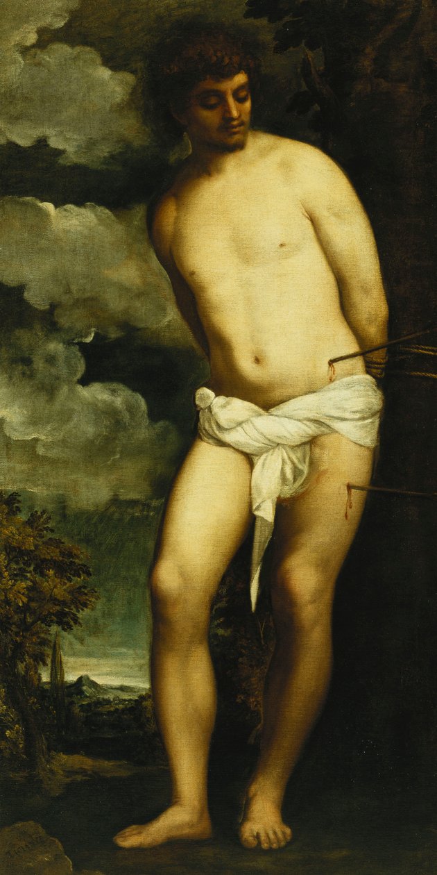 Sankt Sebastian, av Tiziano Vecelli