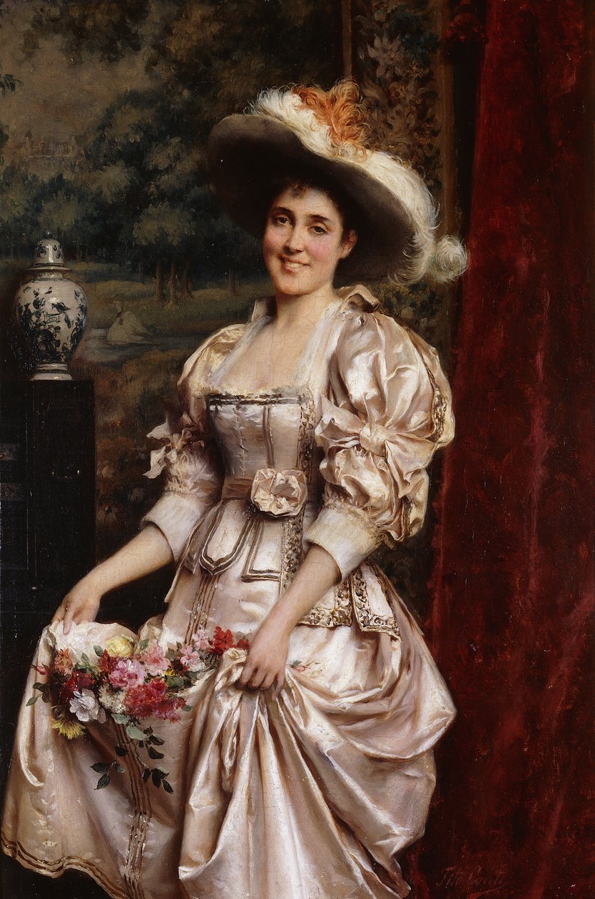 Blomstertjejen, av Tito Conti