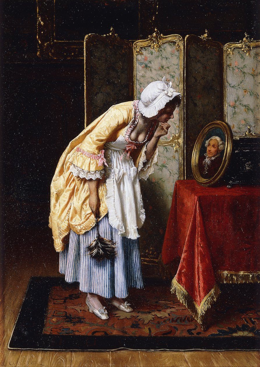 Den hemlige beundraren, 1871 av Tito Conti