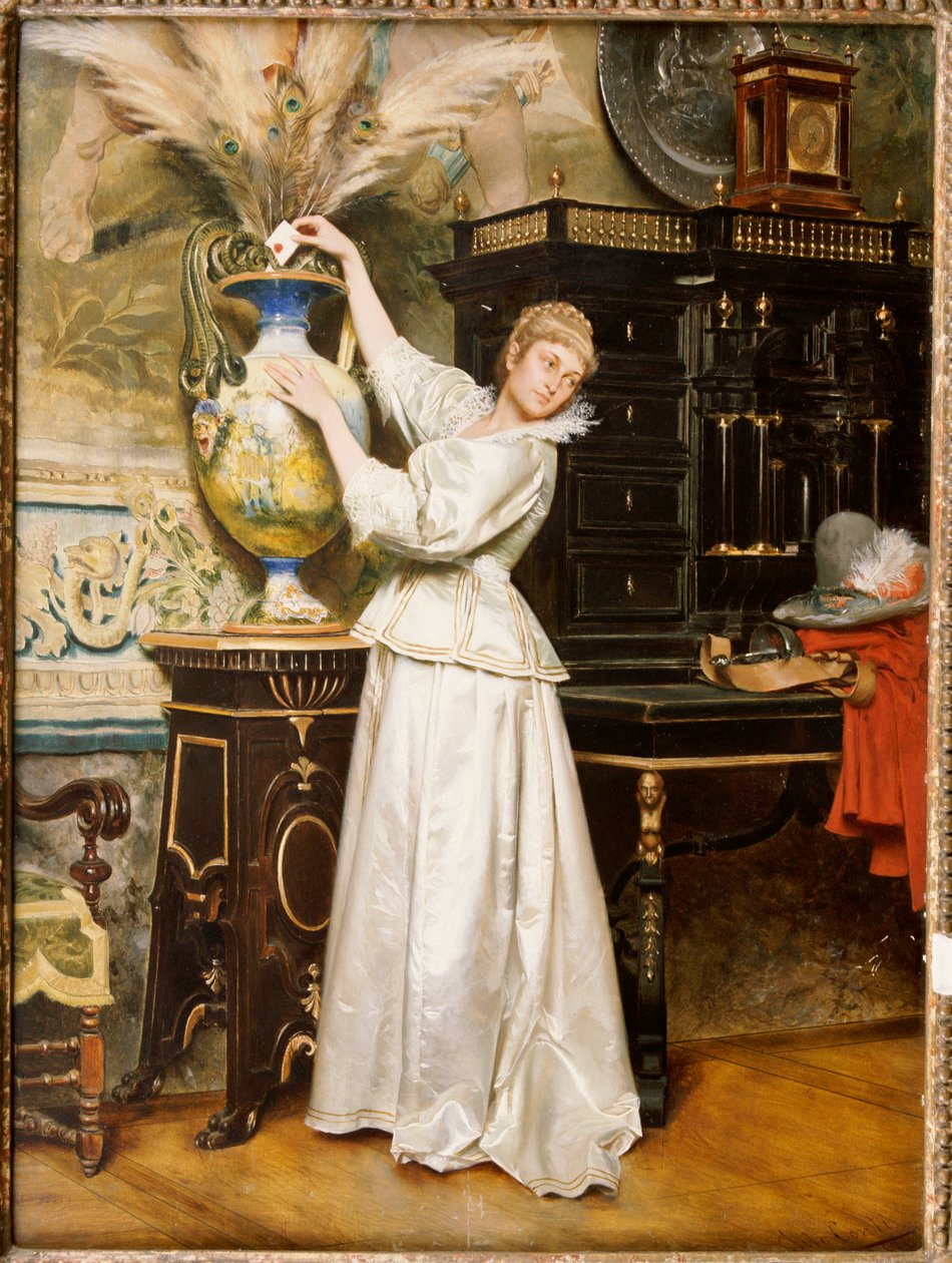 Den hemliga postlådan, 1876 av Tito Conti