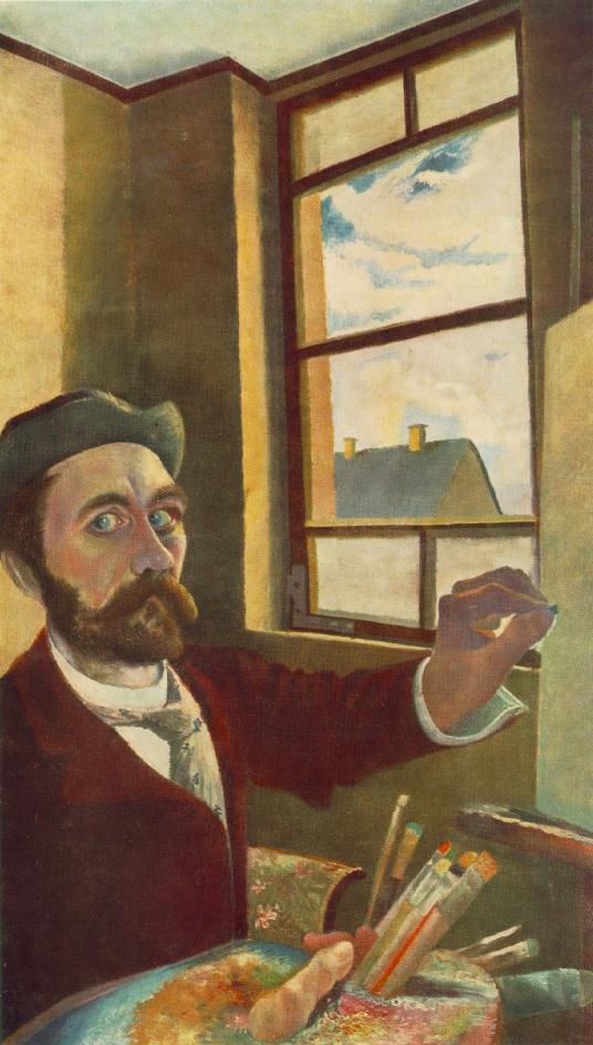 Self-portrait av Tivadar Kosztka Csontvary