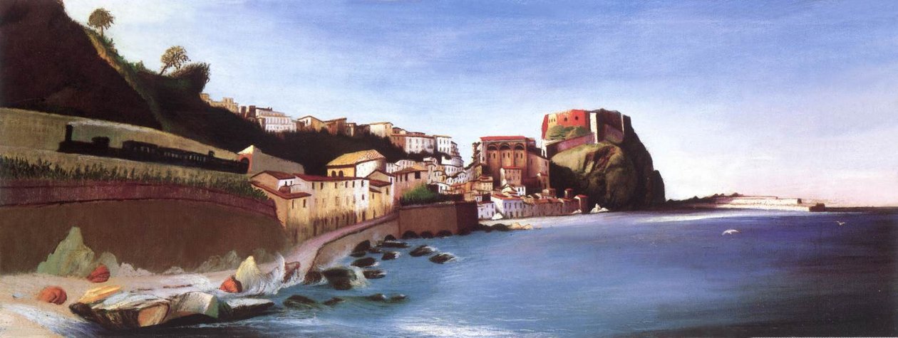 Town at the Seashore av Tivadar Kosztka Csontvary