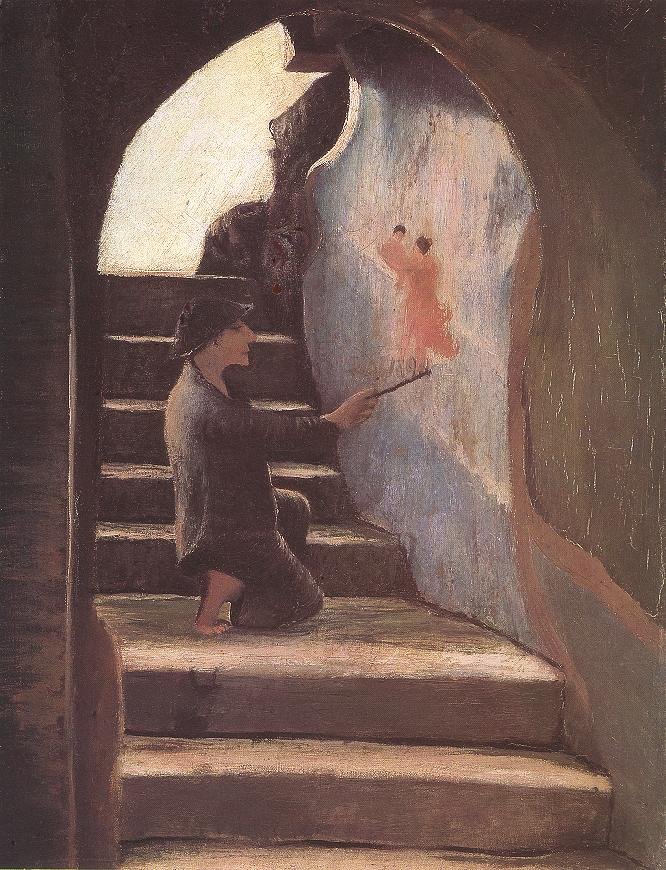 Young Painter av Tivadar Kosztka Csontvary