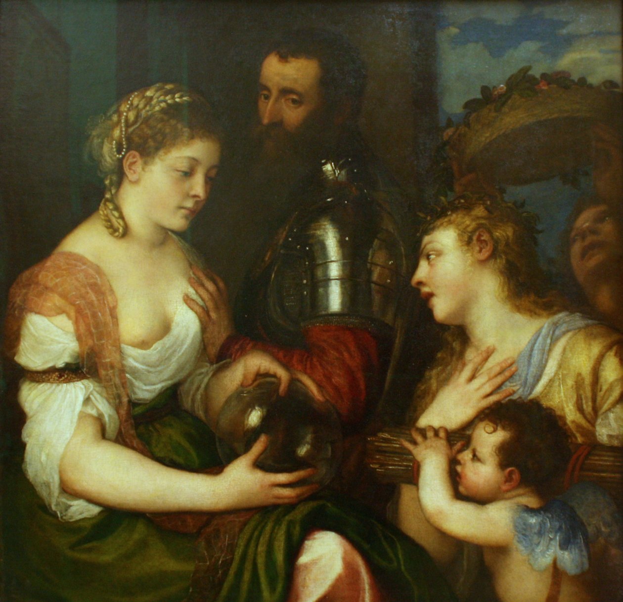 Conjugal allegory av Tiziano Vecelli
