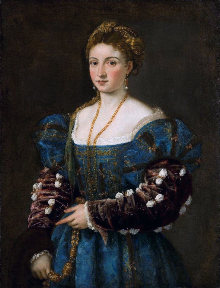 La Bella  av Tiziano Vecelli