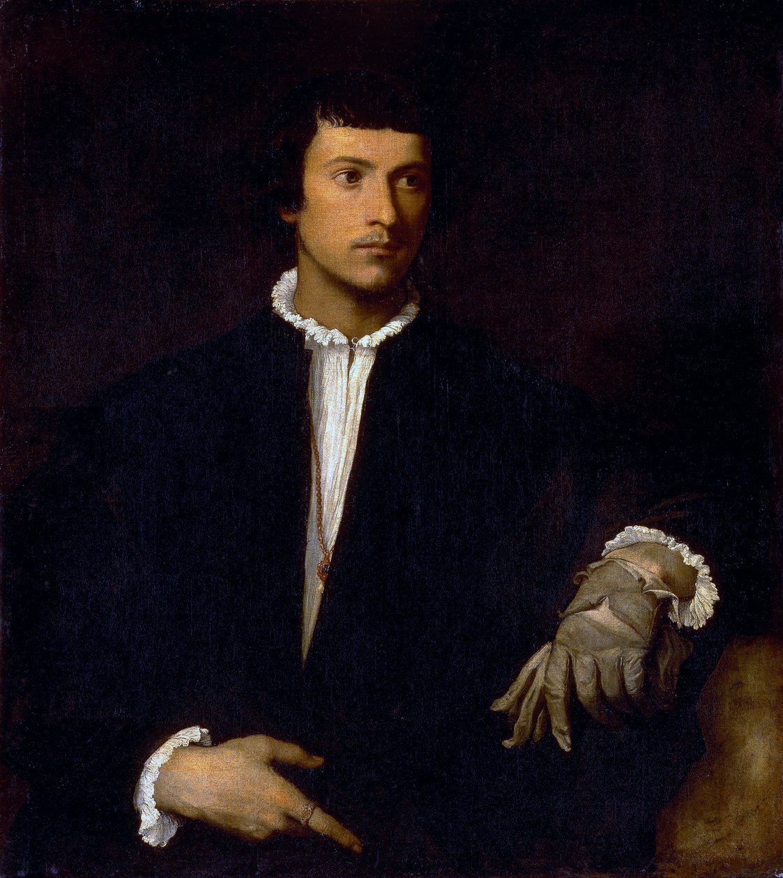Man with a Glove  av Tiziano Vecelli
