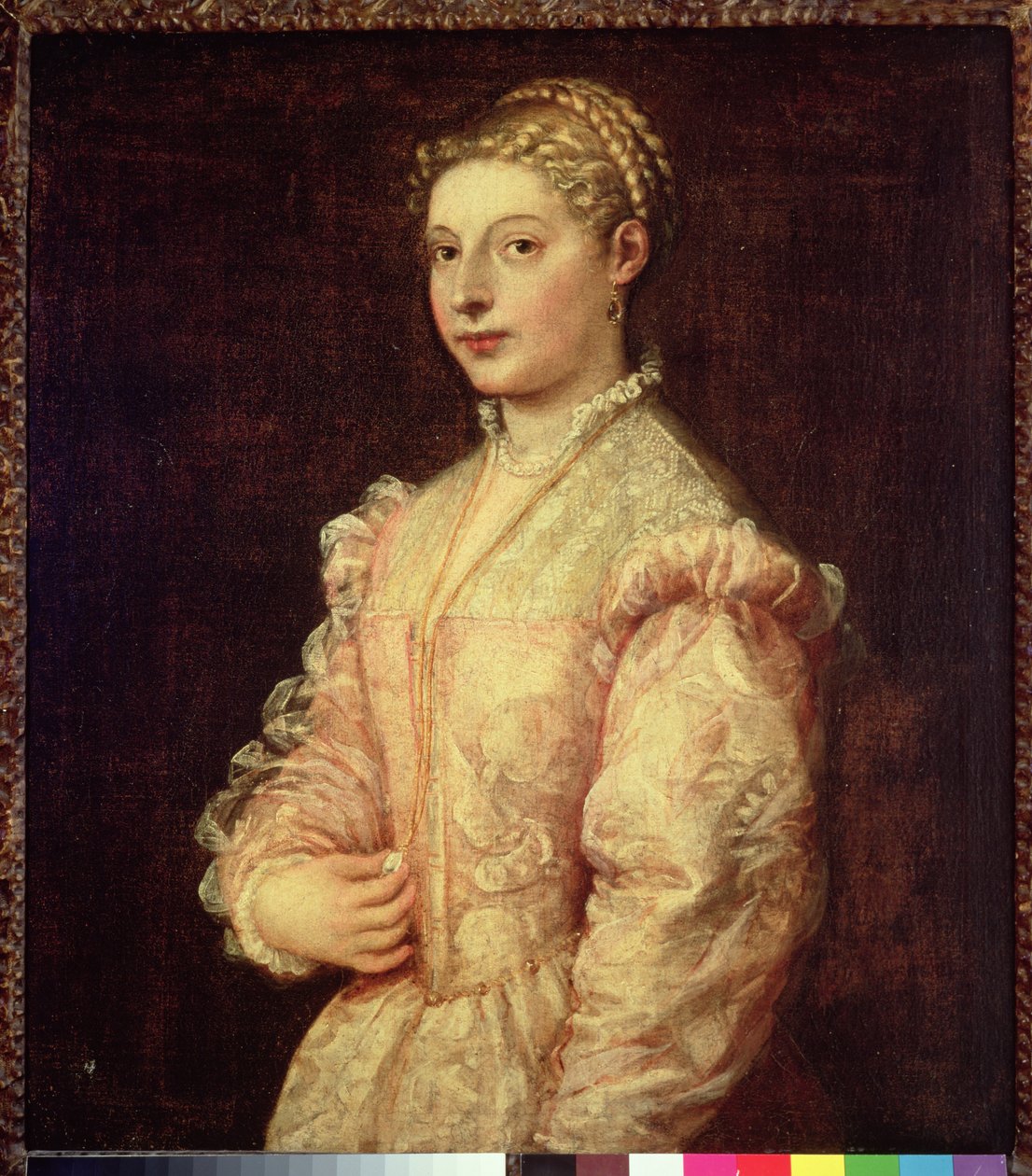Porträtt av Lavinia Vecellio av Tiziano Vecelli