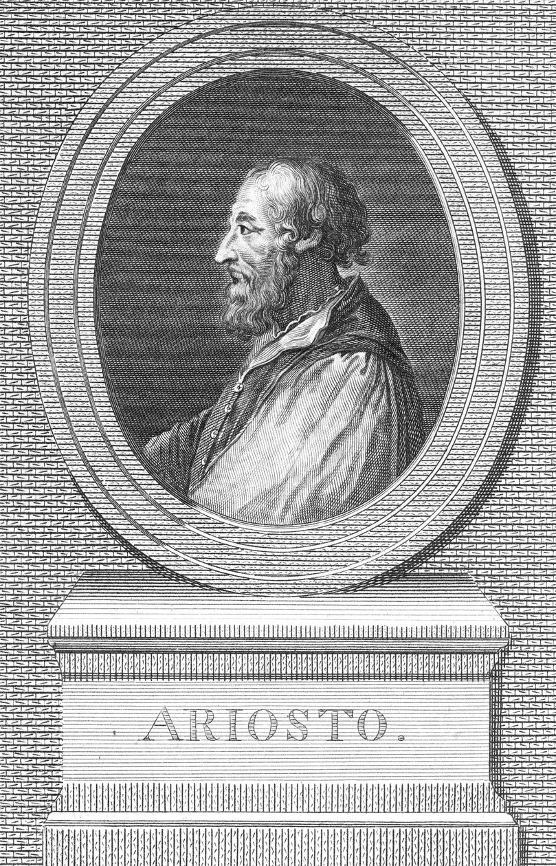 Porträtt av Ludovico Ariosto av Tiziano Vecelli