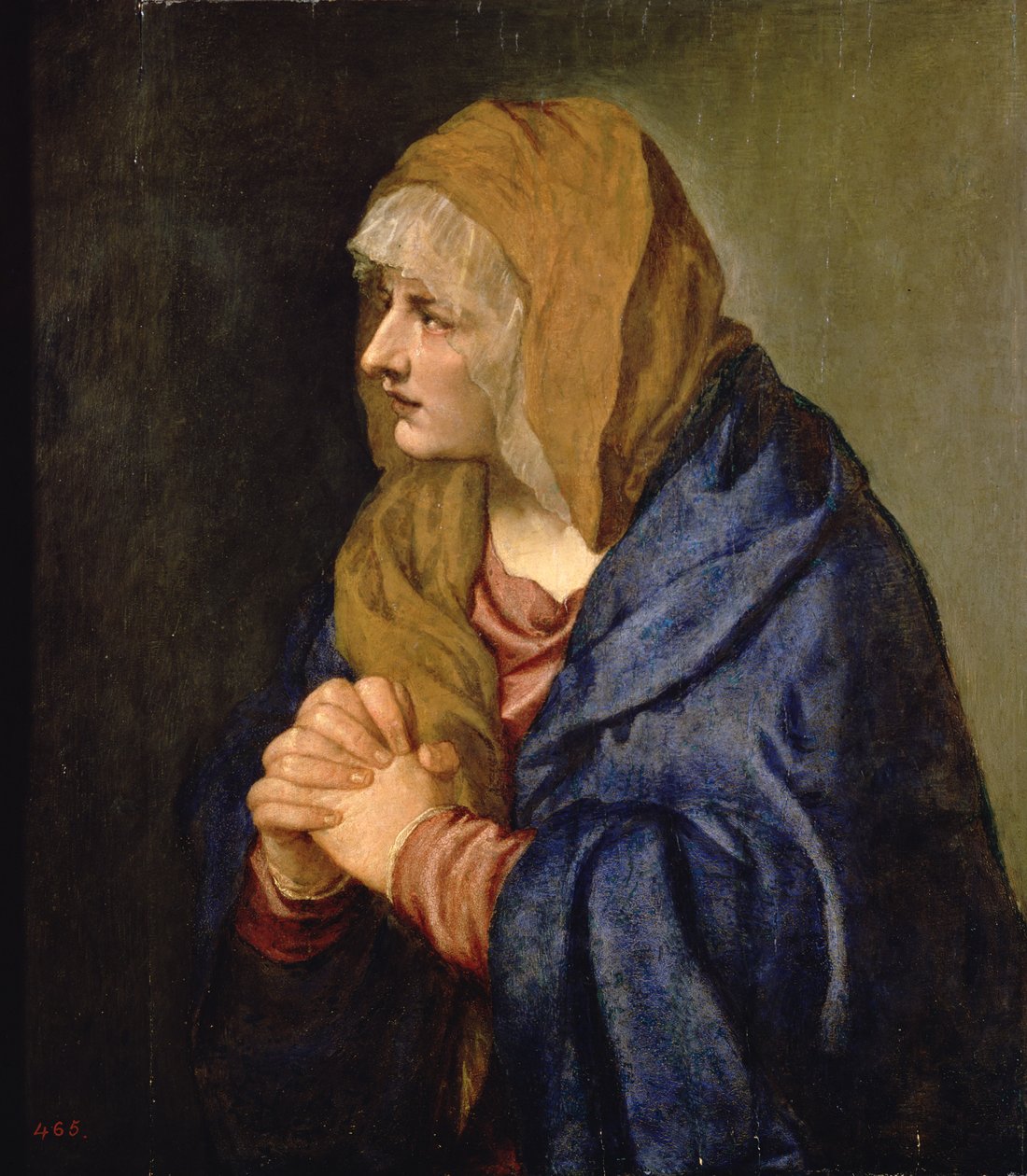 Sorgernes Madonna swed av Tiziano Vecelli
