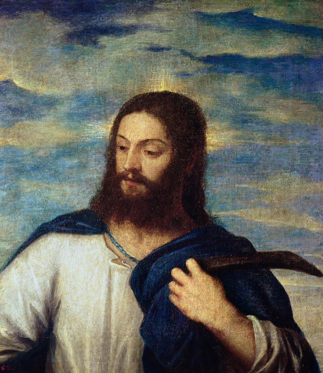 Frälsaren, ca 1553 av Tiziano Vecelli