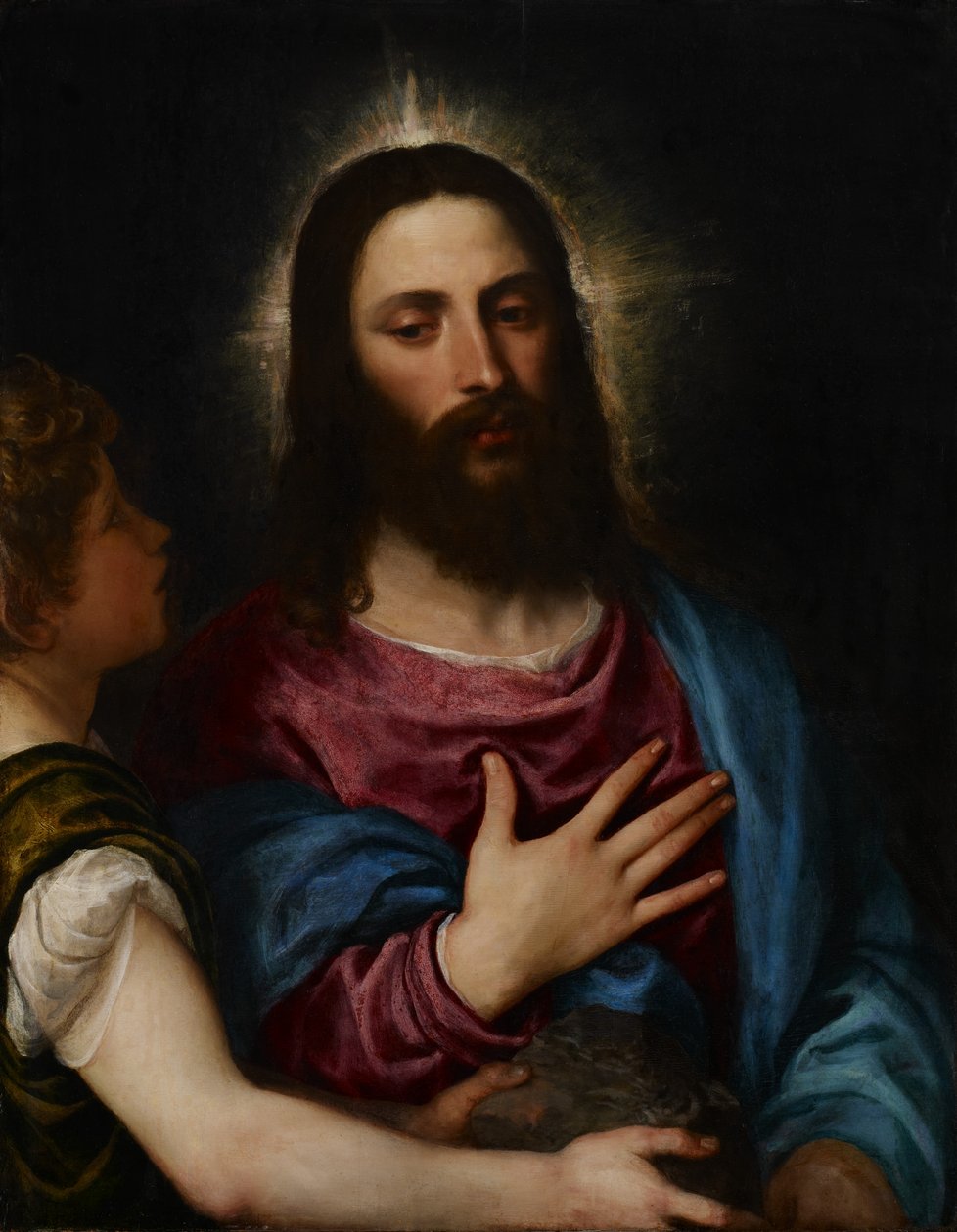 Le Faaosoosoga a Keriso, c.1516-25 swed av Tiziano Vecelli
