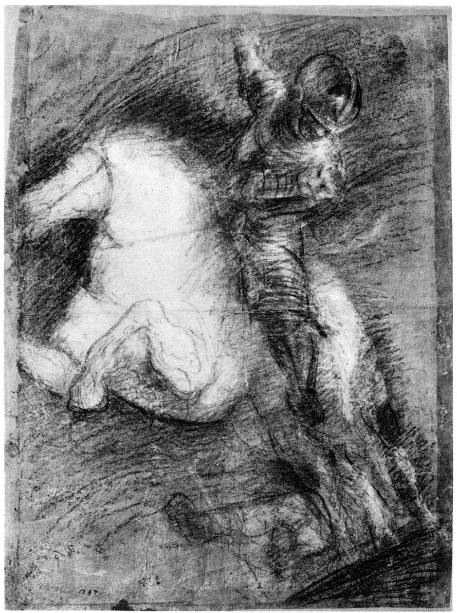 Ryttare för slaget vid Cadore, c1525, 1937 av Tiziano Vecelli