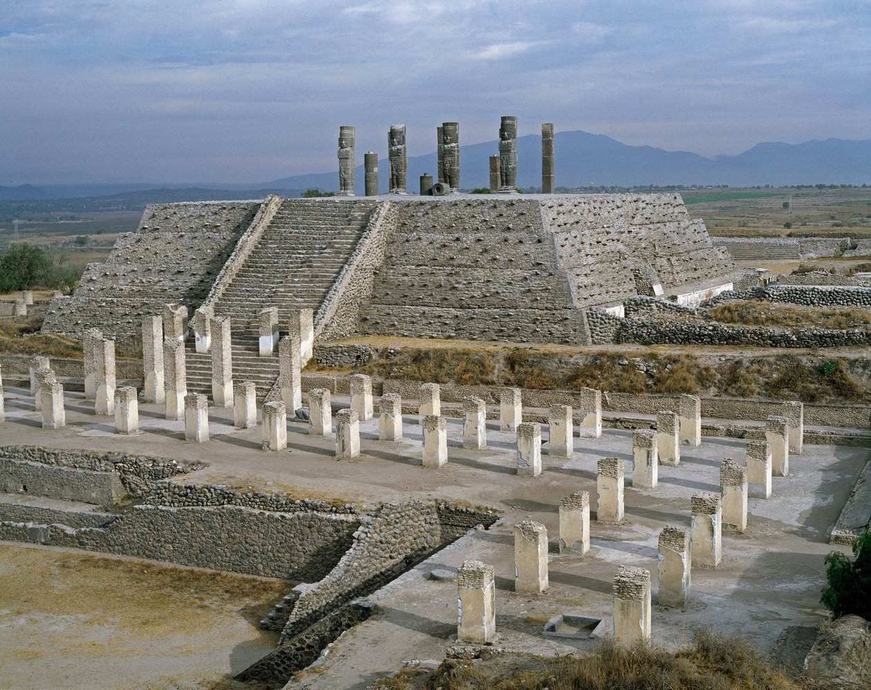 Quetzalcoatls tempel av Toltec Toltec
