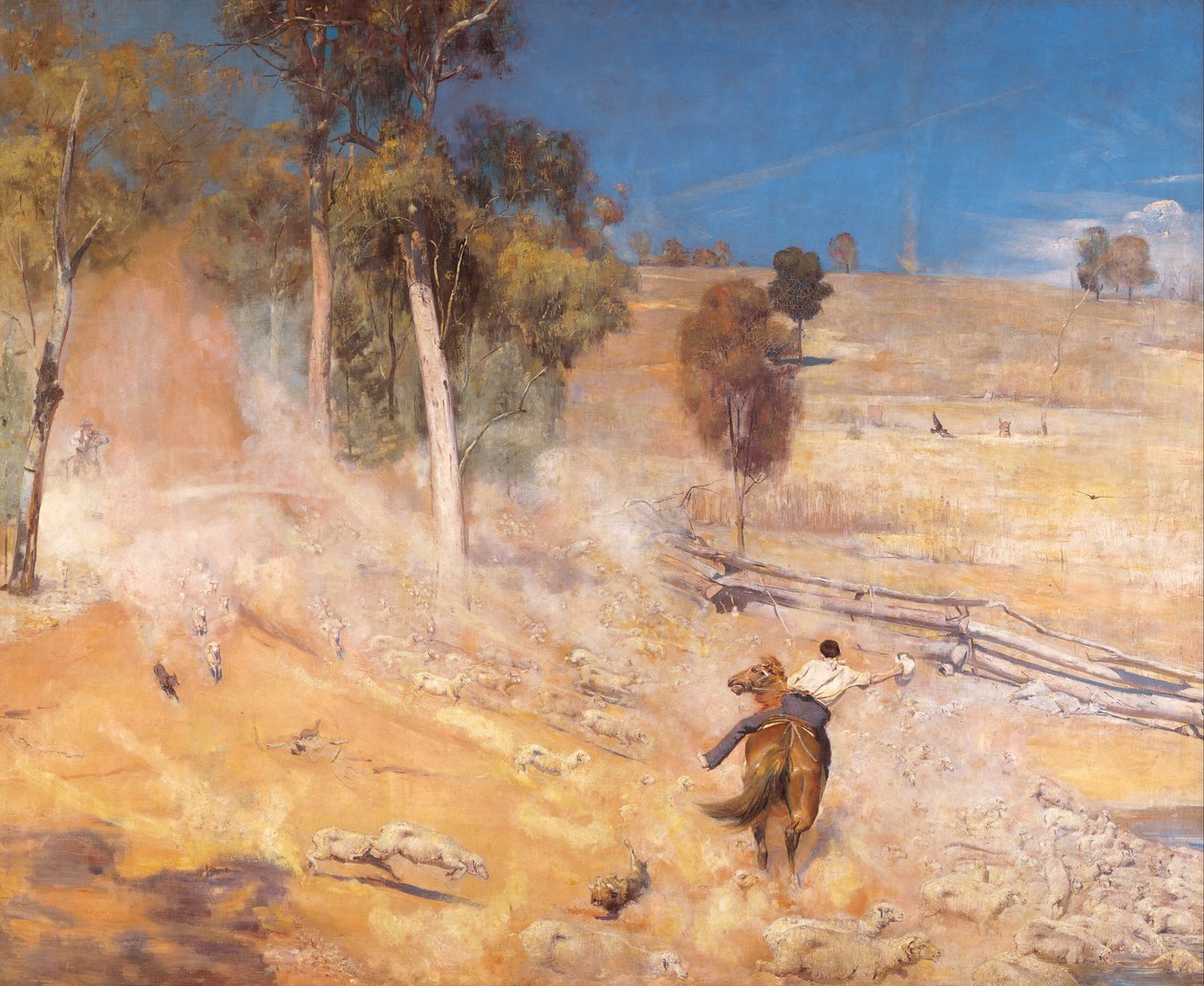 A break away! av Tom Roberts