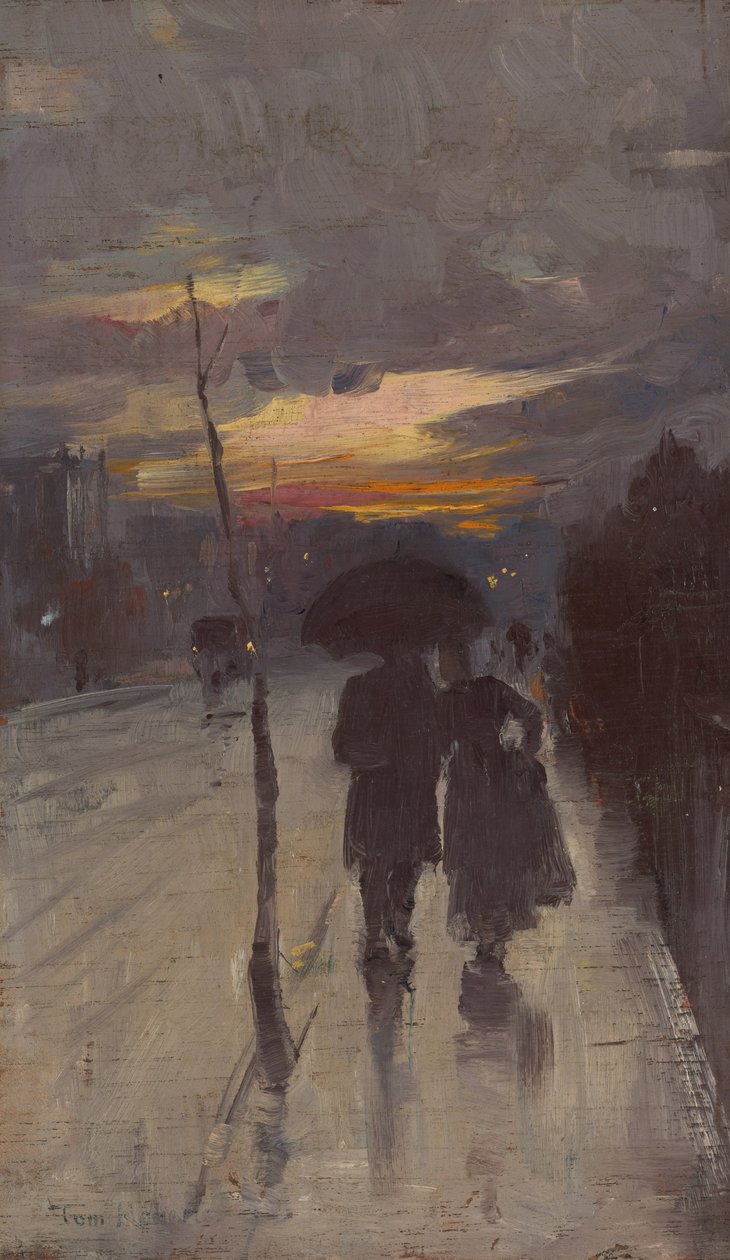 Going home av Tom Roberts