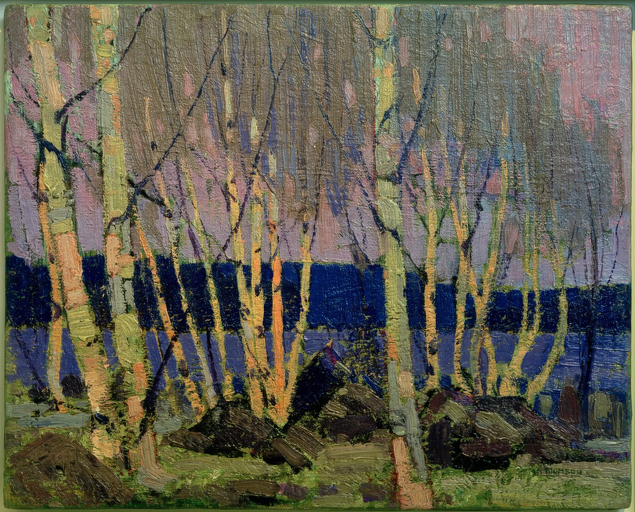 Kväll, Kanotsjön av Tom Thomson