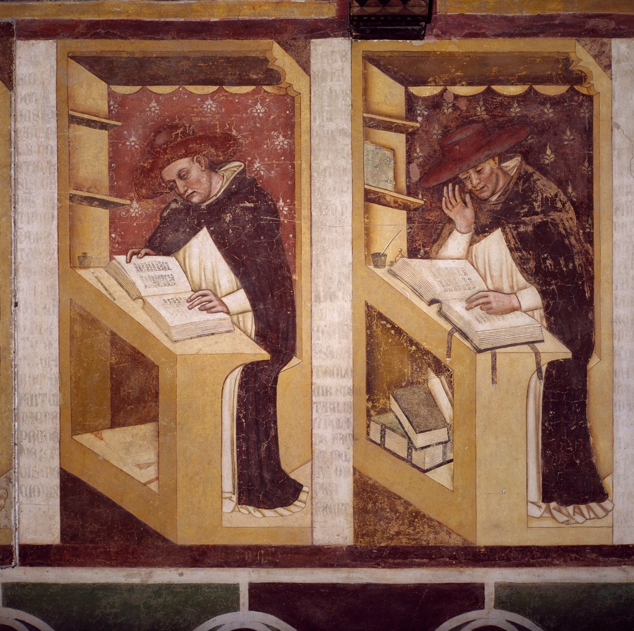 Fyrtio lysande medlemmar av Dominikanerorden av Tomaso da (late 15th century) Modena