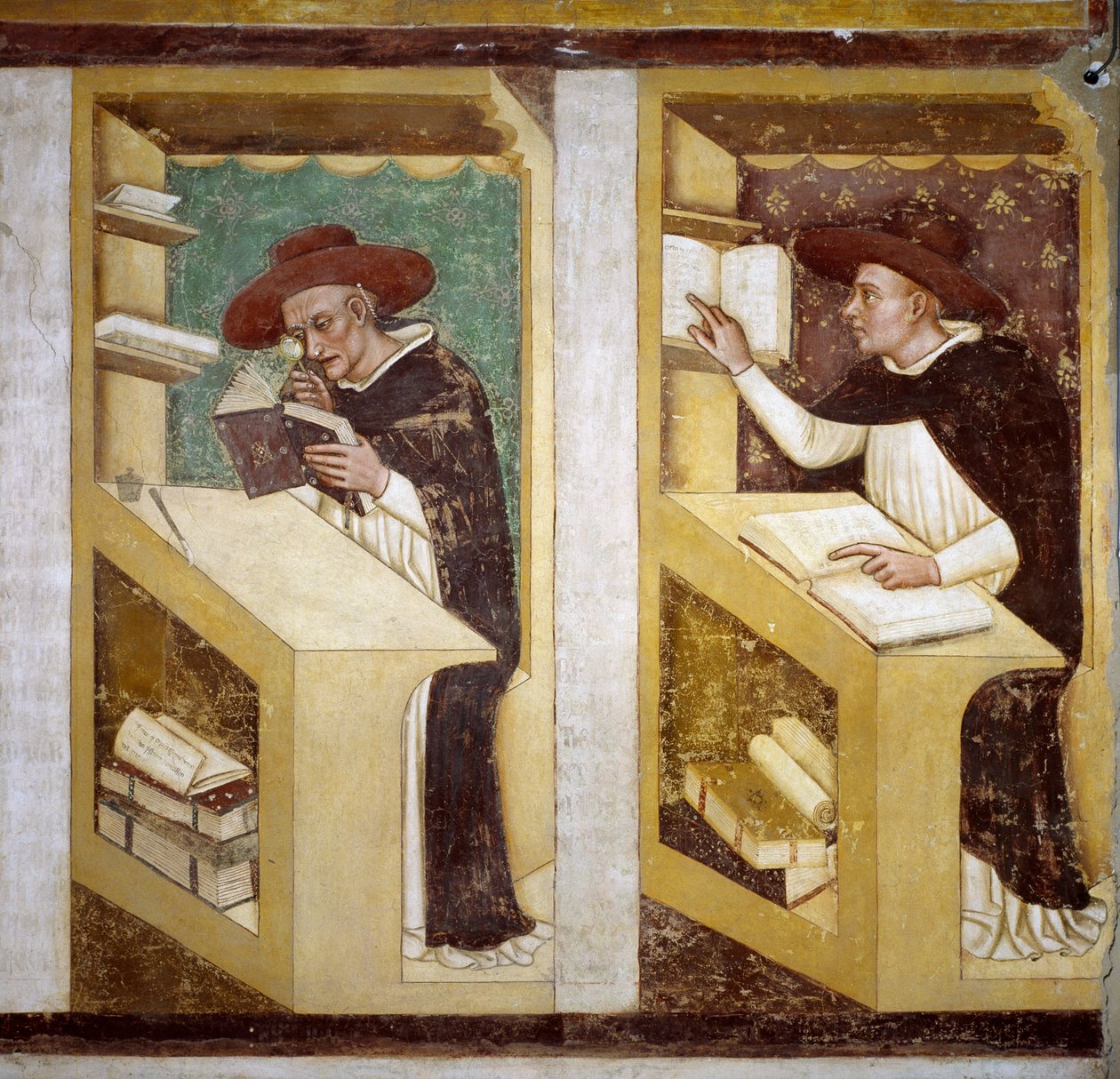 Fyrtio lysande medlemmar av Dominikanerorden av Tomaso da (late 15th century) Modena