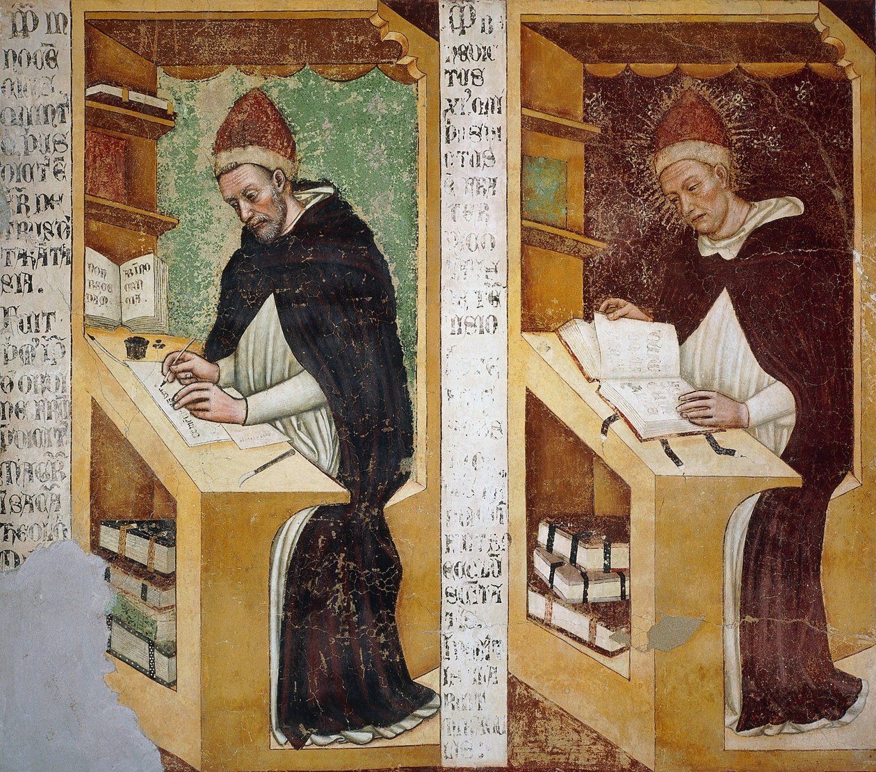 Fyrtio lysande medlemmar av Dominikanerorden av Tomaso da (late 15th century) Modena