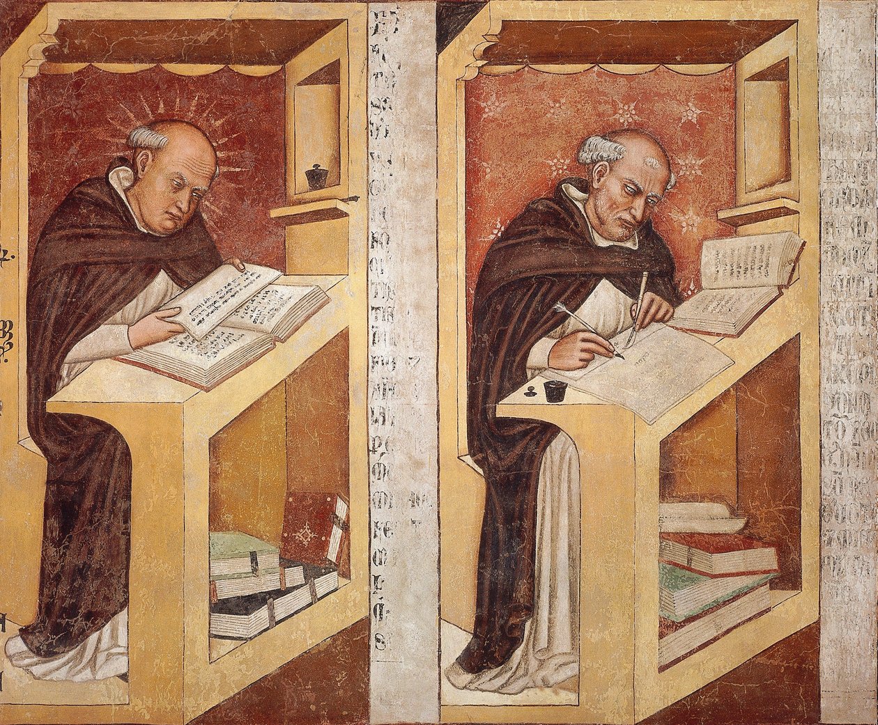 Fyrtio lysande medlemmar av Dominikanerorden av Tomaso da (late 15th century) Modena
