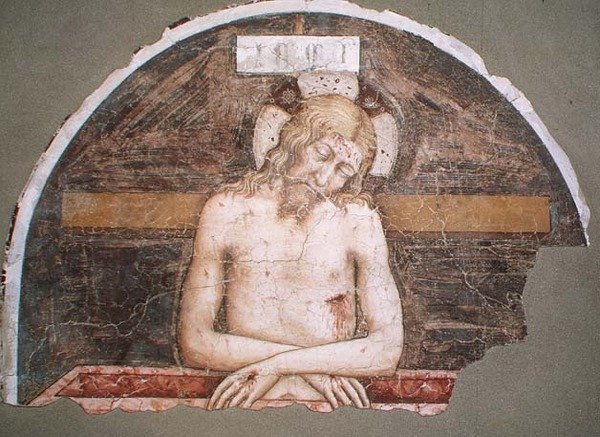 Pieta (färsk) av Tomaso da (late 15th century) Modena