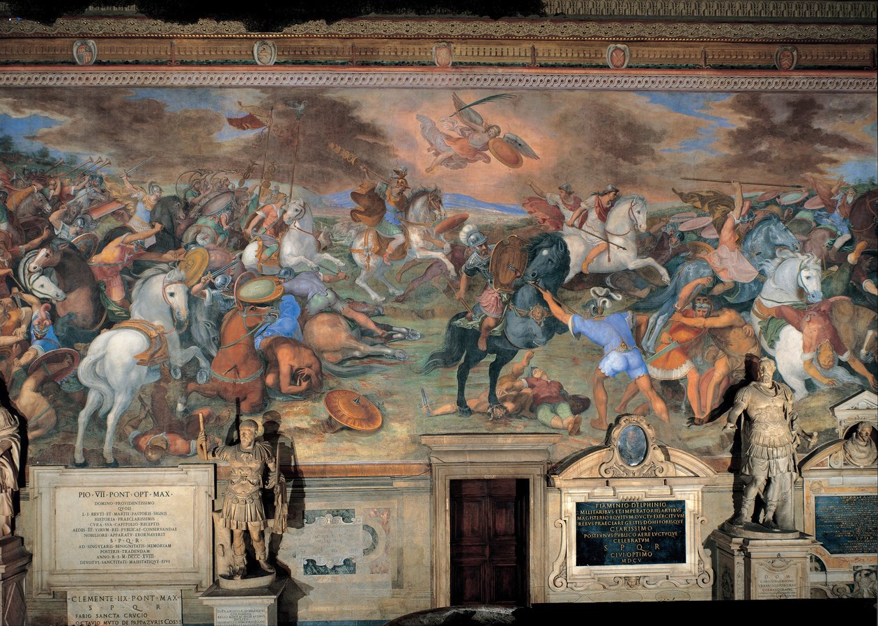 Battle of Lake Regillus  av Tommaso Laureti