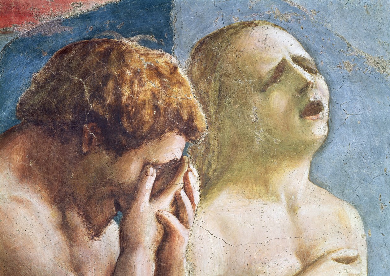 Adam och Eva förvisade från paradiset, ca 1427 (detalj) (se även 30029, 200134, 200135) av Tommaso Masaccio