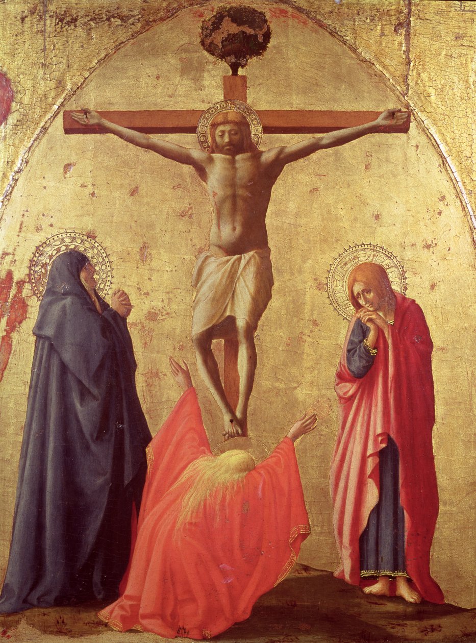 Korsfästelsen, 1426 (tempera på panel) av Tommaso Masaccio