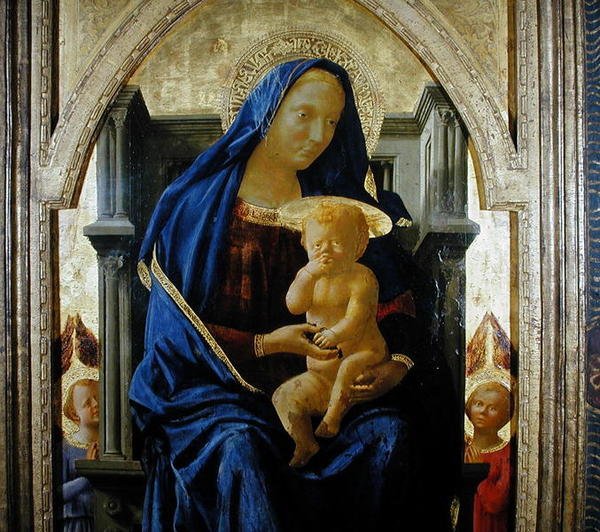 Jungfru och barn, 1426 av Tommaso Masaccio