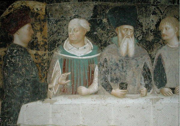 Herodes bankett, från Johannes Döparens livscykel av Tommaso Masolino da Panicale