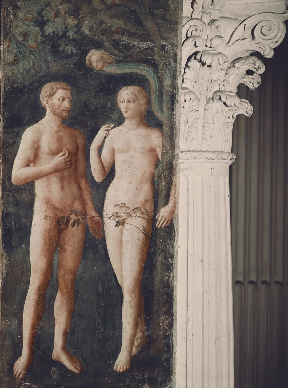 Adam och Evas frestelse, ca 1423-25 av Tommaso Masolino da Panicale