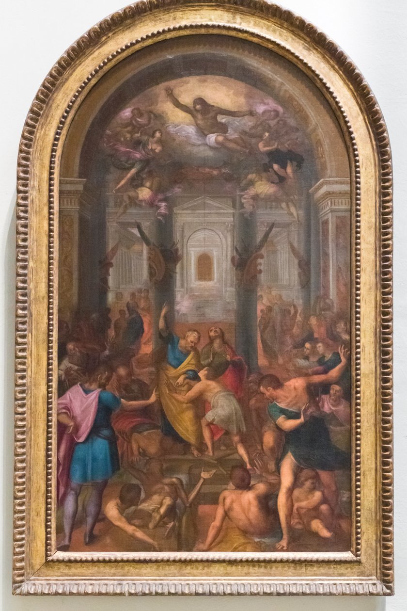 Mirakel av St. Peters skugga av Tommaso Laureti