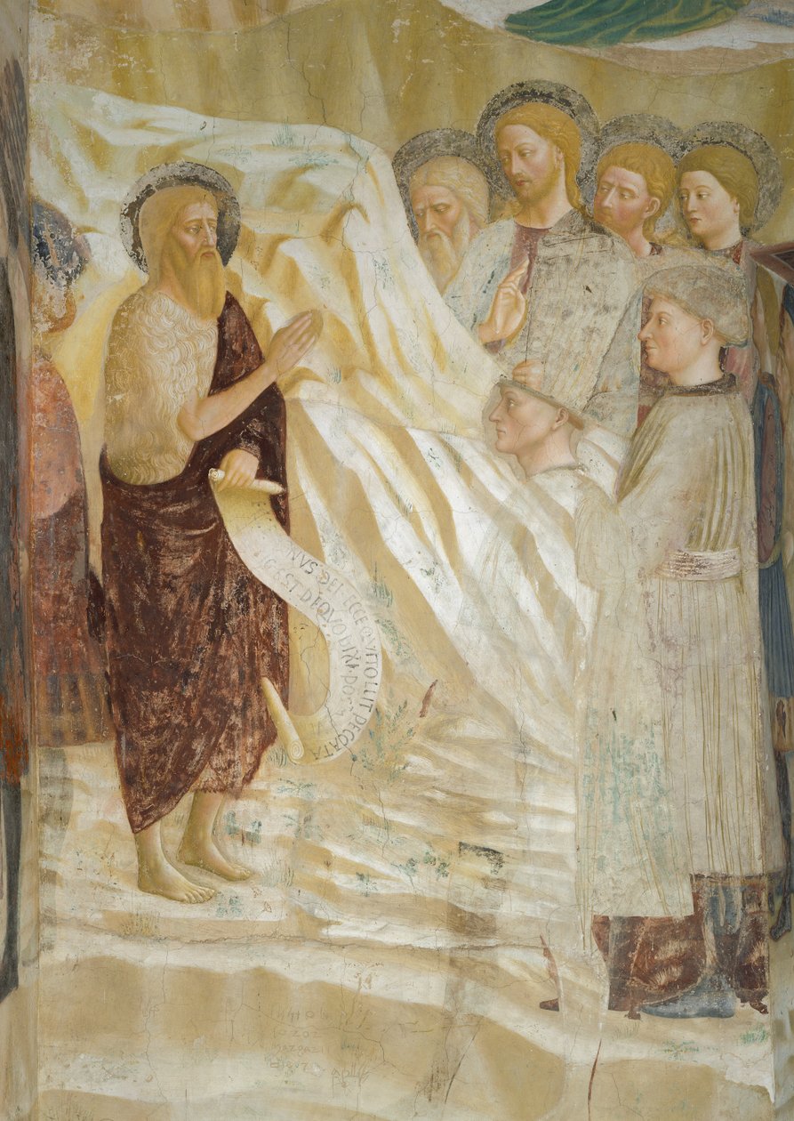 Johannes Döparens livscykel: Johannes Döparens predikan av Tommaso Masolino da Panicale